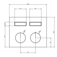 Термостат для душа Gessi Hi-Fi Black Metal: подключение 2 источников одновременно (63004#707) - миниатюра фото 2