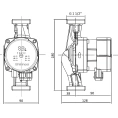 Насос циркуляционный Shinhoo MASTER S 25-6, 71111003 - миниатюра фото 8