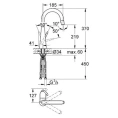 Стильный вытяжной смеситель Grohe Zedra 32296SD0 для кухонной мойки - миниатюра фото 6