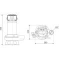 Дренажный насос Aquario Grinder-200 - миниатюра фото 2