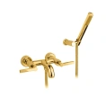 Смеситель для ванны Nicolazzi Mac Kinley 05 с душем, золото (2202GO29) - миниатюра фото 1