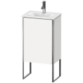 Тумба напольная под раковину Duravit XSquare 073345 White High Gloss, 1 дверца (XS4520R2222) - миниатюра фото 1