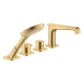 Смеситель для ванны AX Citterio E в шлифованном золоте (36410250) - миниатюра фото 1