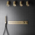 Термостат для душа Gessi Hi-Fi: многозонное управление до 5 источников в бронзовом исполнении (63018#726) - миниатюра фото 1