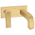 Настенный смеситель для раковины AX Citterio: шлифованное золото (пан/тек) (39171250) - миниатюра фото 1