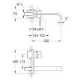 Смеситель для раковины Grohe Allure 19386000 - миниатюра фото 2