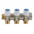 Коллектор Stout (SMB 6851 341203) 3/4 ВР(г) х 3 выхода 1/2 НР(ш) х 3/4 НР(ш) регулируeмый - миниатюра фото 2