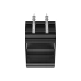 Профиль линейный GESSI BINARIO 250 мм для 1 модуля, цвет Black XL, установка Shift-Fix (61002#299) - миниатюра фото 1