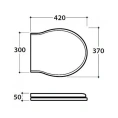 Сиденье для унитаза GLOBO Paestum с микролифтом, цвет белый/золото (PA140bi/oro) - миниатюра фото 2
