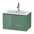 База под раковину Duravit L-Cube 400x620x391 с выдвижным ящиком, цвет нефрит глянцевый (LC615600303) - миниатюра фото 1