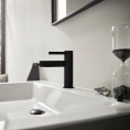 Смеситель для раковины Hansgrohe Finoris 110 матовый черный (76020670) - миниатюра фото 1