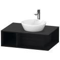 Тумбочка подвесная Duravit D-Neo Compact, 260x800x550 мм, с открытым отделением слева, цвет Black Oak (DE495801616) - миниатюра фото 1