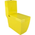 Унитаз-моноблок Arcus 050: стильный желтый дизайн для вашей ванной - миниатюра фото 1