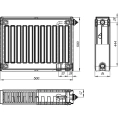Радиатор стальной панельный Лидея ЛУ 21-505 с нижним подключением - миниатюра фото 4