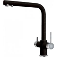 Смеситель для кухни Zorg ZR 348 YF хром-черный - миниатюра фото 1