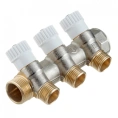 Коллектор Stout (SMB 6851 341203) 3/4 ВР(г) х 3 выхода 1/2 НР(ш) х 3/4 НР(ш) регулируeмый - миниатюра фото 4