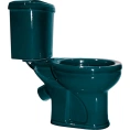 Унитаз компактный Оскольская керамика Дора зеленый - миниатюра фото 1