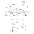 Смеситель Lemark Vintage LM4845B для установки на борт ванны - миниатюра фото 2