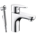 Смеситель для раковины Wasserkraft Leine 3508 с гигиеническим душем - миниатюра фото 1