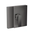 Встраиваемый смеситель для душа AX Edge на 1 источник, полированный черный (46650330) - миниатюра фото 1