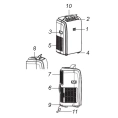 Мобильный кондиционер Zanussi Massimo ZACM-09 MS/N1 Black (черный) - миниатюра фото 6