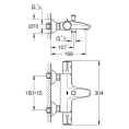 Комплект для ванной Grohe Grohtherm 800 с термостатом и душевой лейкой Tempesta New 100 - миниатюра фото 6