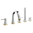 Смеситель для ванны Grohe Grandera 19919IG0 с установкой на борт - миниатюра фото 1