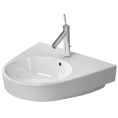 Подвесная раковина Duravit 600x500 мм с полупьедесталом, белая (2323600000) - миниатюра фото 3