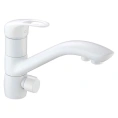Смеситель для кухни Zorg ZR 404 KF белый - миниатюра фото 1