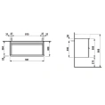 База под раковину LAUFEN Space 935 мм с двумя ящиками, цвет темный вяз (4.1020.2.160.103.1) - миниатюра фото 2