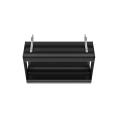 GESSI BINARIO Линейный профиль 670 мм для 3 модулей, установка Shift-Fix, цвет Black XL (61006#299) - миниатюра фото 1