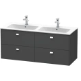 Подвесная тумба Duravit Brioso 1290 мм с 4 ящиками, цвет графит матовый (арт. 233613) (BR410601049) - миниатюра фото 1