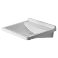 Подвесная раковина Duravit Starck III узкая 600х545 мм белая с переливом (312600000) - миниатюра фото 3