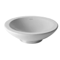 Накладная раковина Duravit Bagnella круглая 40 см без перелива, белая (451400000) - миниатюра фото 1