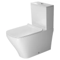 Унитаз Duravit DuraStyle моноблок пристенный 370x700 мм с универсальным сливом, белый (2156090000) - миниатюра фото 1