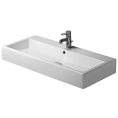 Раковина Duravit Vero 1000x470 мм, белая, с переливом и креплением (454100073) - миниатюра фото 1