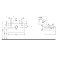 Подвесная тумба Duravit Happy D.2 Plus с умывальником и двумя ящиками, белая глянцевая (HP4347O2222) - миниатюра фото 2