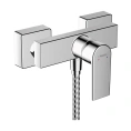 Смеситель для душа Hansgrohe Vernis Shape: Однорычажный настенный с двумя уровнями расхода воды в хроме (71656000) - миниатюра фото 1