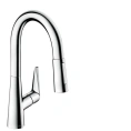 Смеситель для кухни Hansgrohe Talis M51 с вытяжным душем и поворотным изливом в хроме (73850000) - миниатюра фото 1