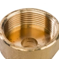 Переходник STOUT ВН 1 1/2 x 3/4 внутренняя/наружная резьба латунный - миниатюра фото 6