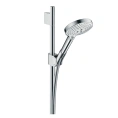 Душевой гарнитур AX Uno с ручным душем 3 режима, штангой и держателем (хром) (27987000) - миниатюра фото 1