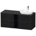 Подвесная тумба Duravit D-Neo Black Oak, 644x1400x550 мм, 2 ящика (DE4970R1616) - миниатюра фото 1