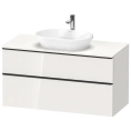 Подвесная тумба Duravit D-Neo с 2 ящиками, 644x1200x550 мм, белый глянец (DE496902222) - миниатюра фото 1