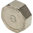 Заглушка STOUT ВР 1 1/4 внутренняя резьба никелированная - миниатюра фото 3