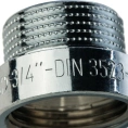 Удлинитель STOUT латунный 3/4 x 10 хромированный - миниатюра фото 5