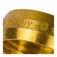 Фитинг STOUT компрессионный для труб из сшитого полиэтилена red 20x2-0x3/4 - миниатюра фото 5