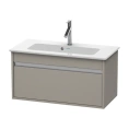 Тумба под раковину Duravit Ketho 410x800x385 с выдвижным ящиком, цвет TERRA (KT642301414) - миниатюра фото 1