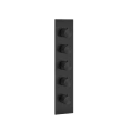 Термостатический смеситель GESSI на 4 выхода, резьба 3/4, цвет Black XL (54518#299) - миниатюра фото 1