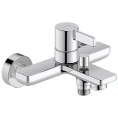 Смеситель для ванны Duravit D-Neo настенный с автоматическим переключением, хром (DE5230000010) - миниатюра фото 1