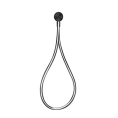 Магнитный душевой комплект Gessi Hi-Fi с лейкой, держателем и выводом воды (63099#149) - миниатюра фото 1